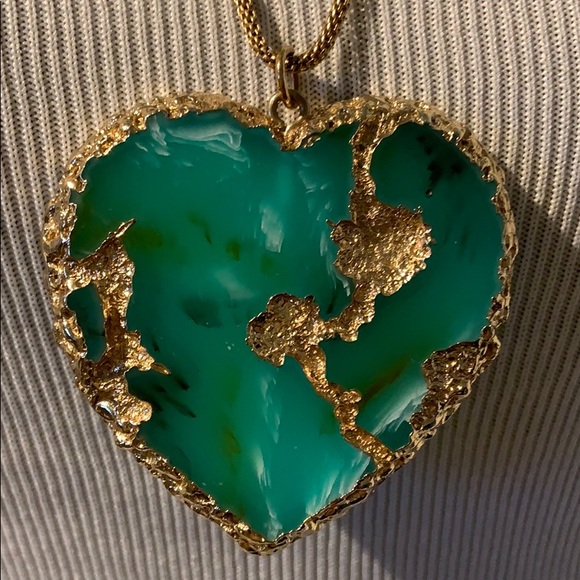 GOLD & AQUA turquoise blue - handmade look & feel. - Picture 2 of 5